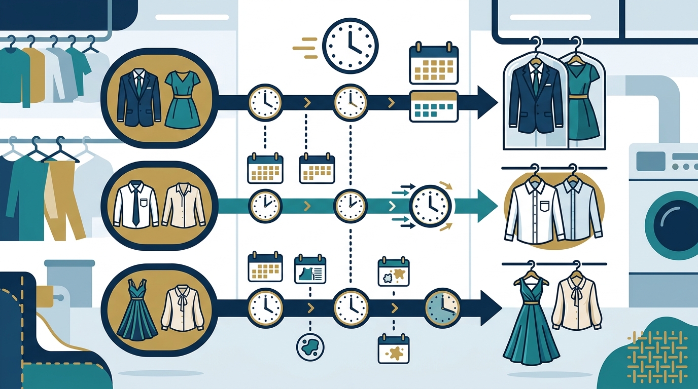 Dry Cleaning Turnaround Time: What to Expect in 2026