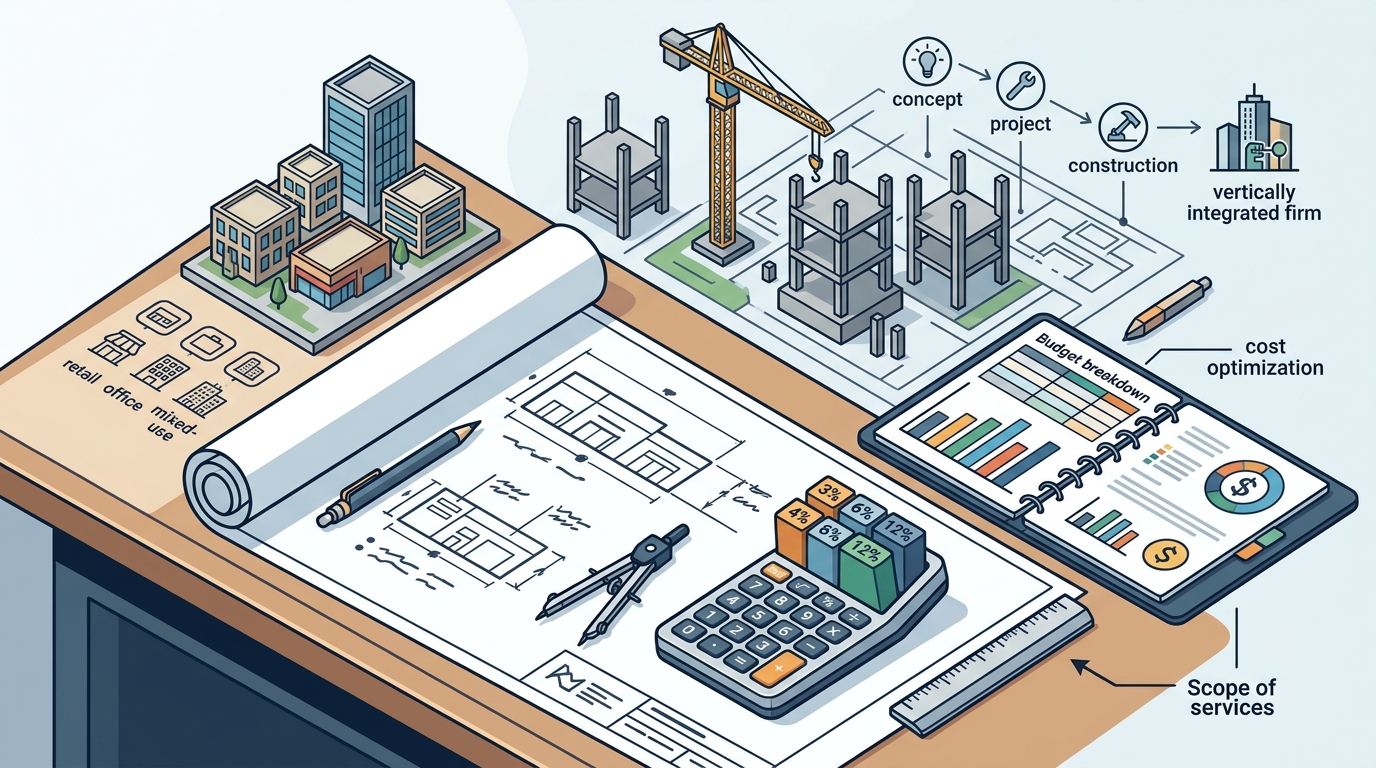 Cost to Hire an Architect for Commercial Development
