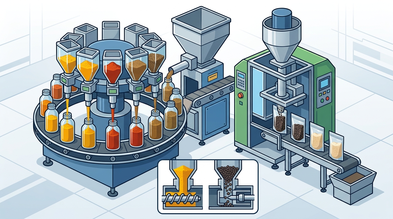Spice Filling Machines for Pouches and Bottles: A Complete Buyer's Guide