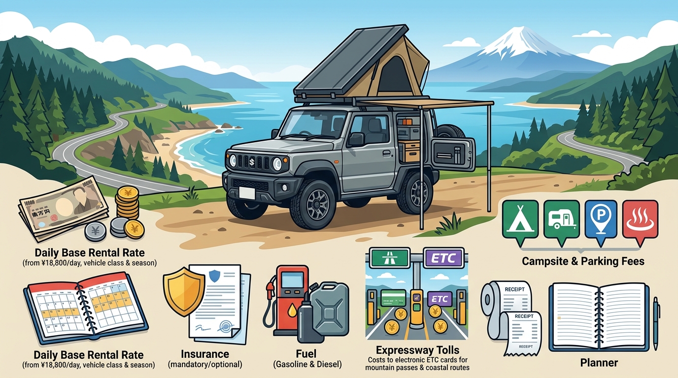 Overland Camper Rental Costs in Japan: Full Price Guide