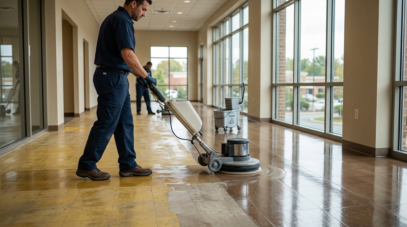 Commercial Floor Stripping and Waxing: Steps Explained