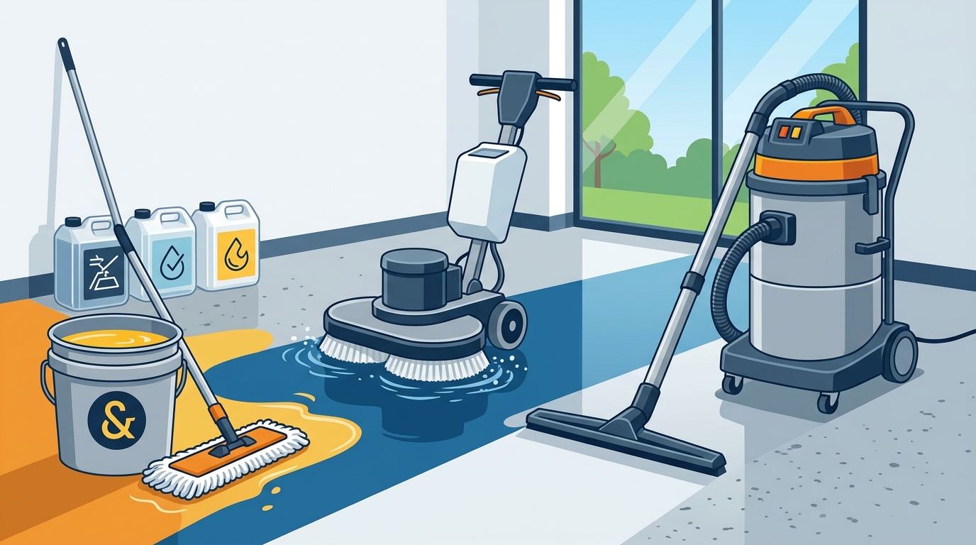 Commercial Floor Stripping and Waxing: Steps Explained