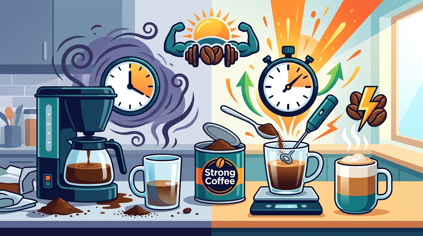 How to Make a High-Energy Coffee in Under 60 Seconds