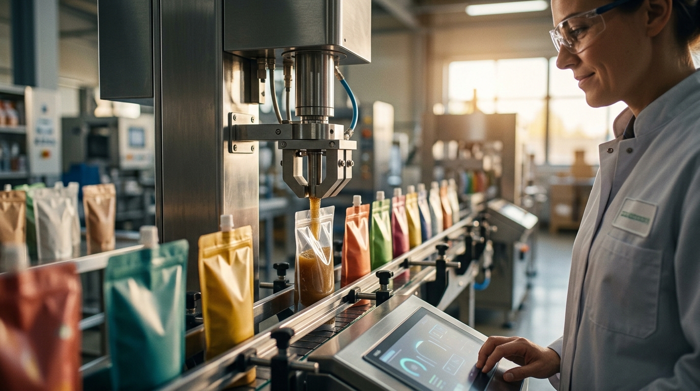 Best Automatic Filling Machine for Premade Standup Doy Pouches