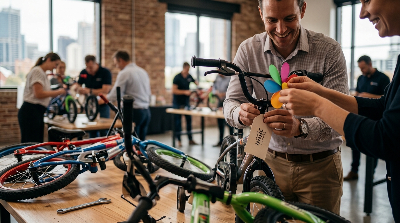 How to Organise a Charity Bike Building Event for Conferences