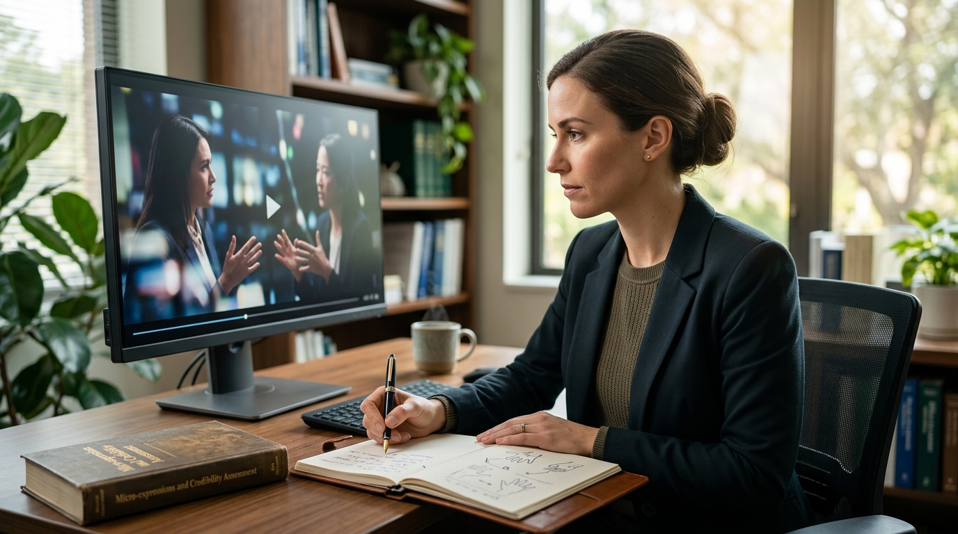 Master's Degree in Nonverbal Behavior & Deception Detection