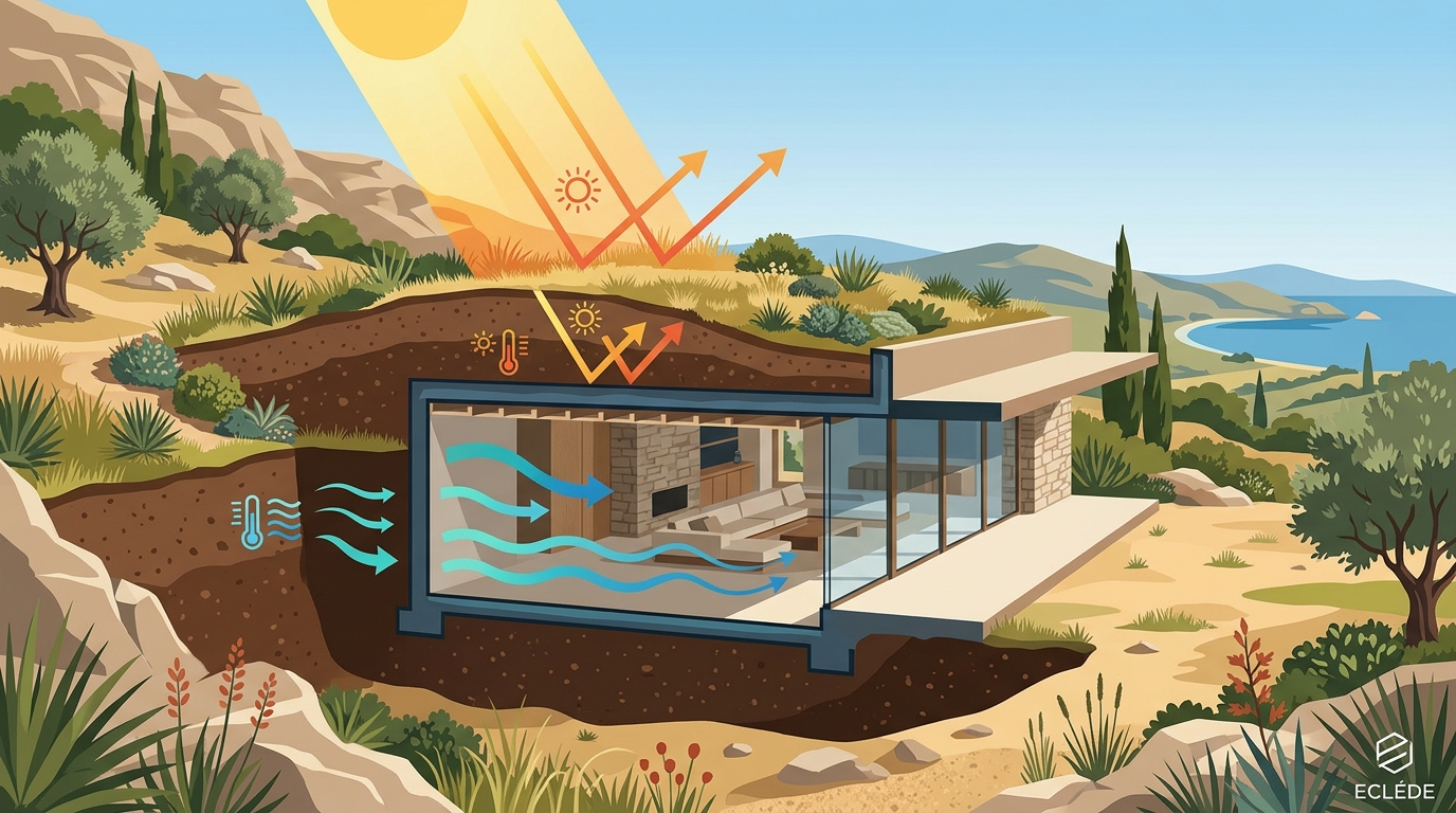 Earth-Sheltered Architecture: Energy Efficiency in Hot Climates