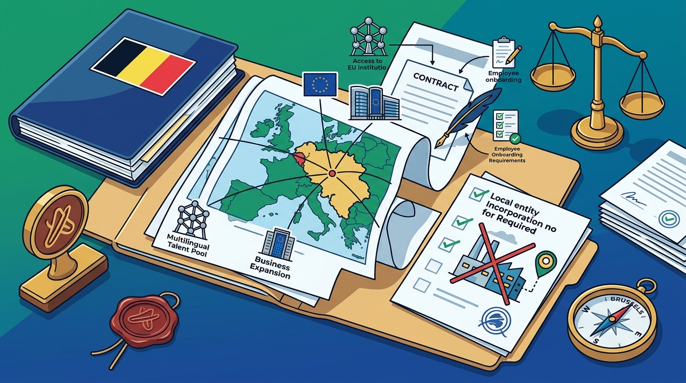 Hiring in Belgium Without a Local Office: Legal Guide