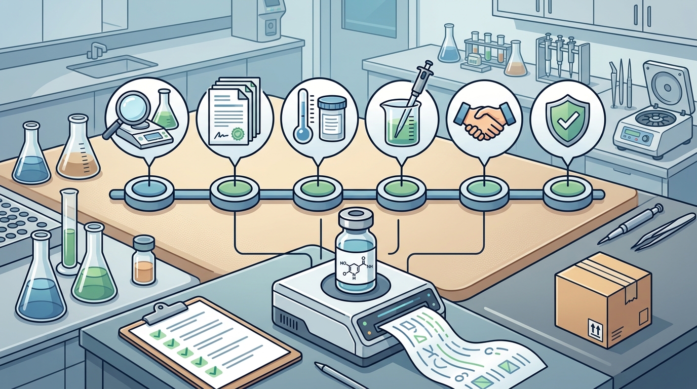 How to Evaluate a Peptide Research Supplier: 6 Key Criteria