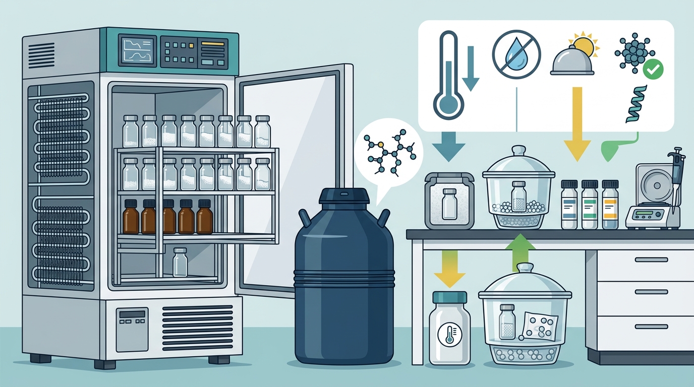 Best Practices for Storing Research-Grade Peptides
