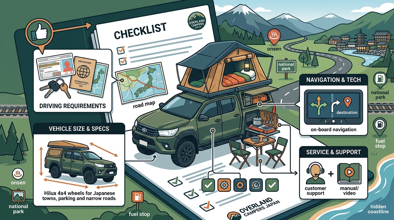 What to Look for When Renting a Campervan in Japan