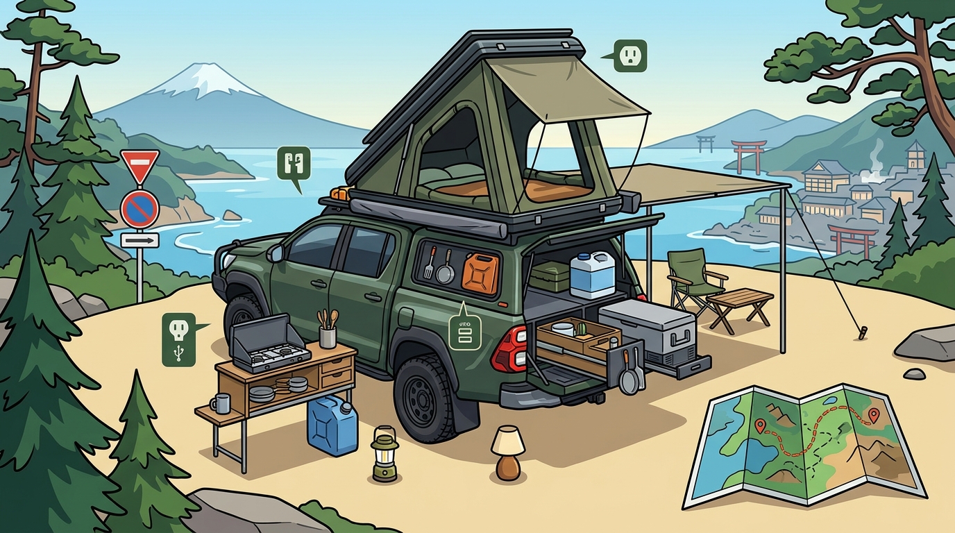 Rent a Custom Campervan for a Road Trip in Japan