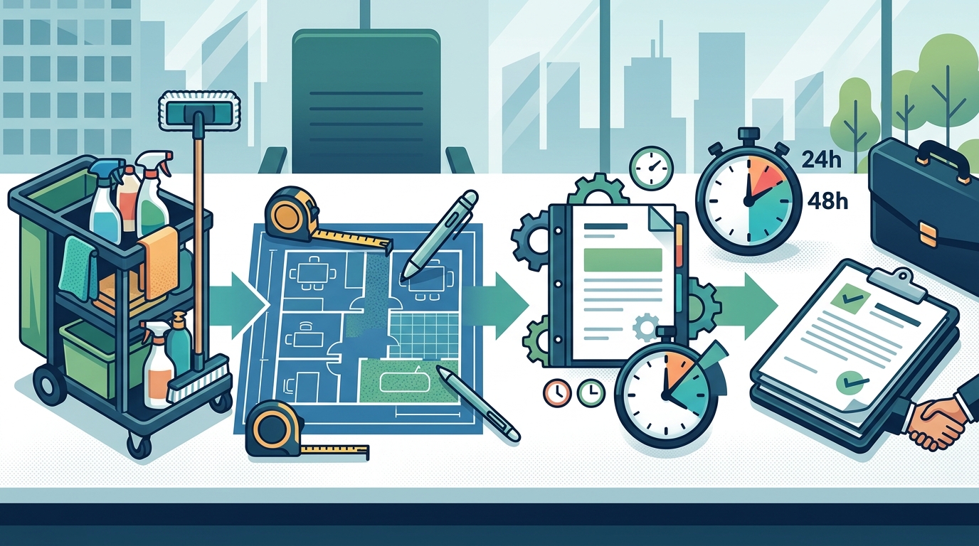 Cleaning Estimate Turnaround Time for Office Buildings