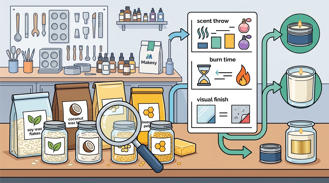 How to Choose the Right Wax for Your Candle Project