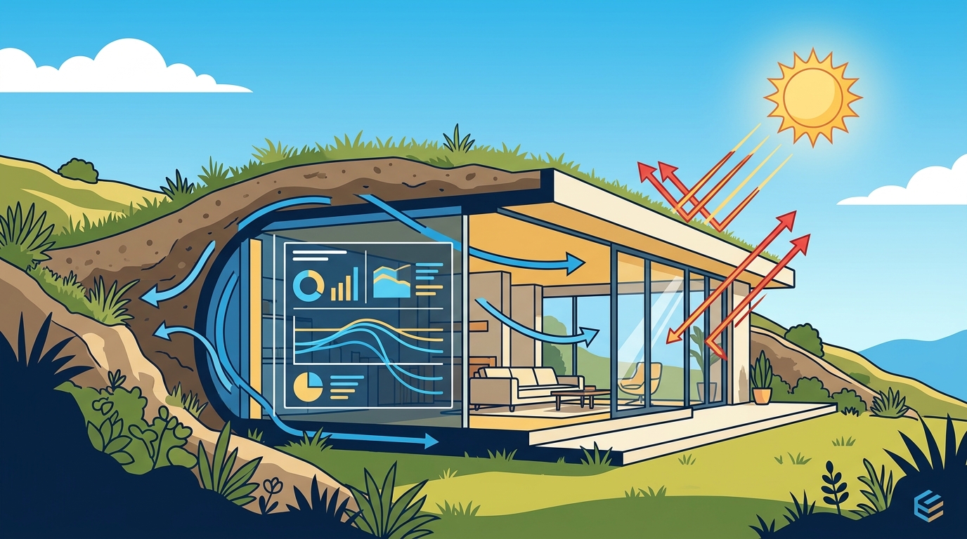 Earth-Sheltered Architecture: Energy Efficiency in Hot Climates