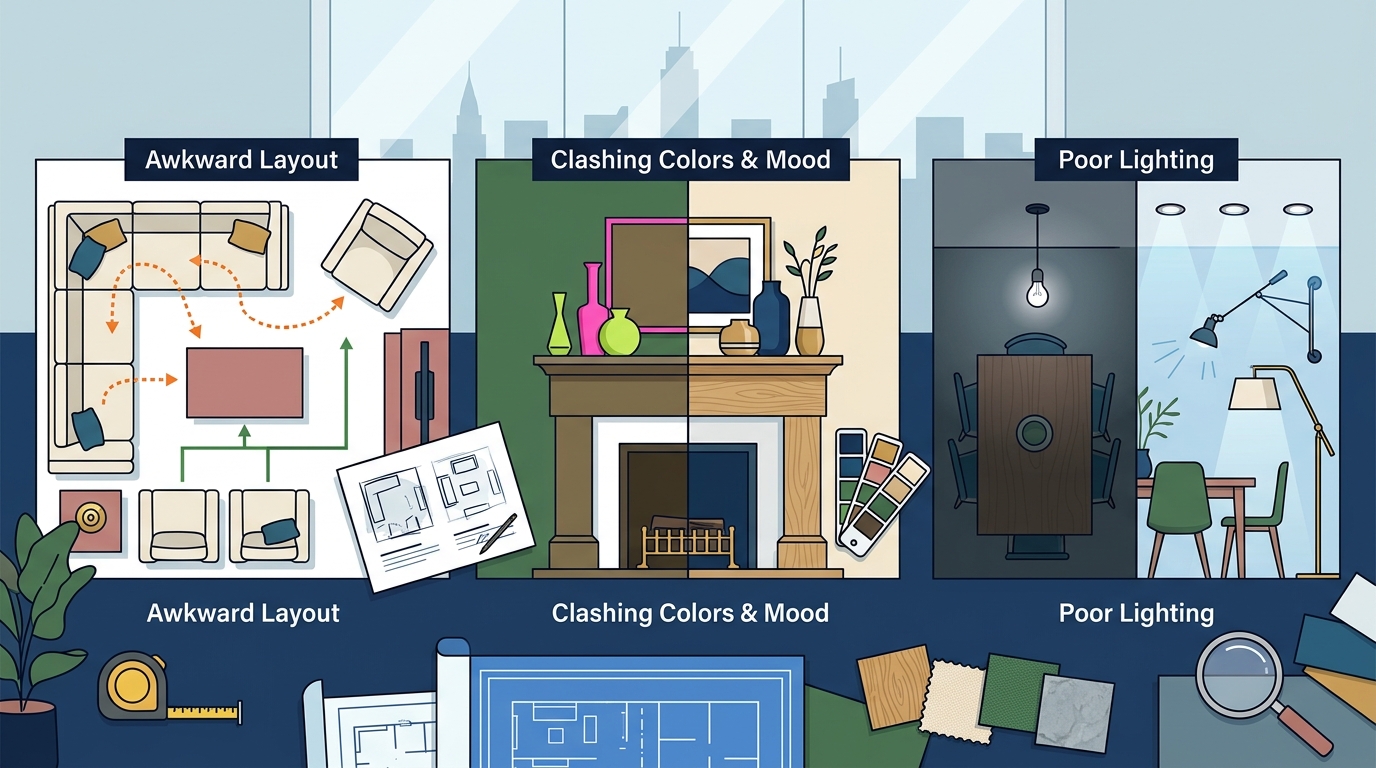 How to Solve Common Residential Interior Design Problems