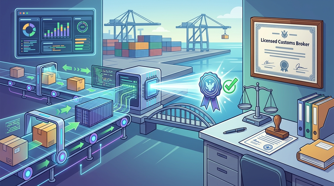 AI Compliance Software With a Licensed Customs Broker