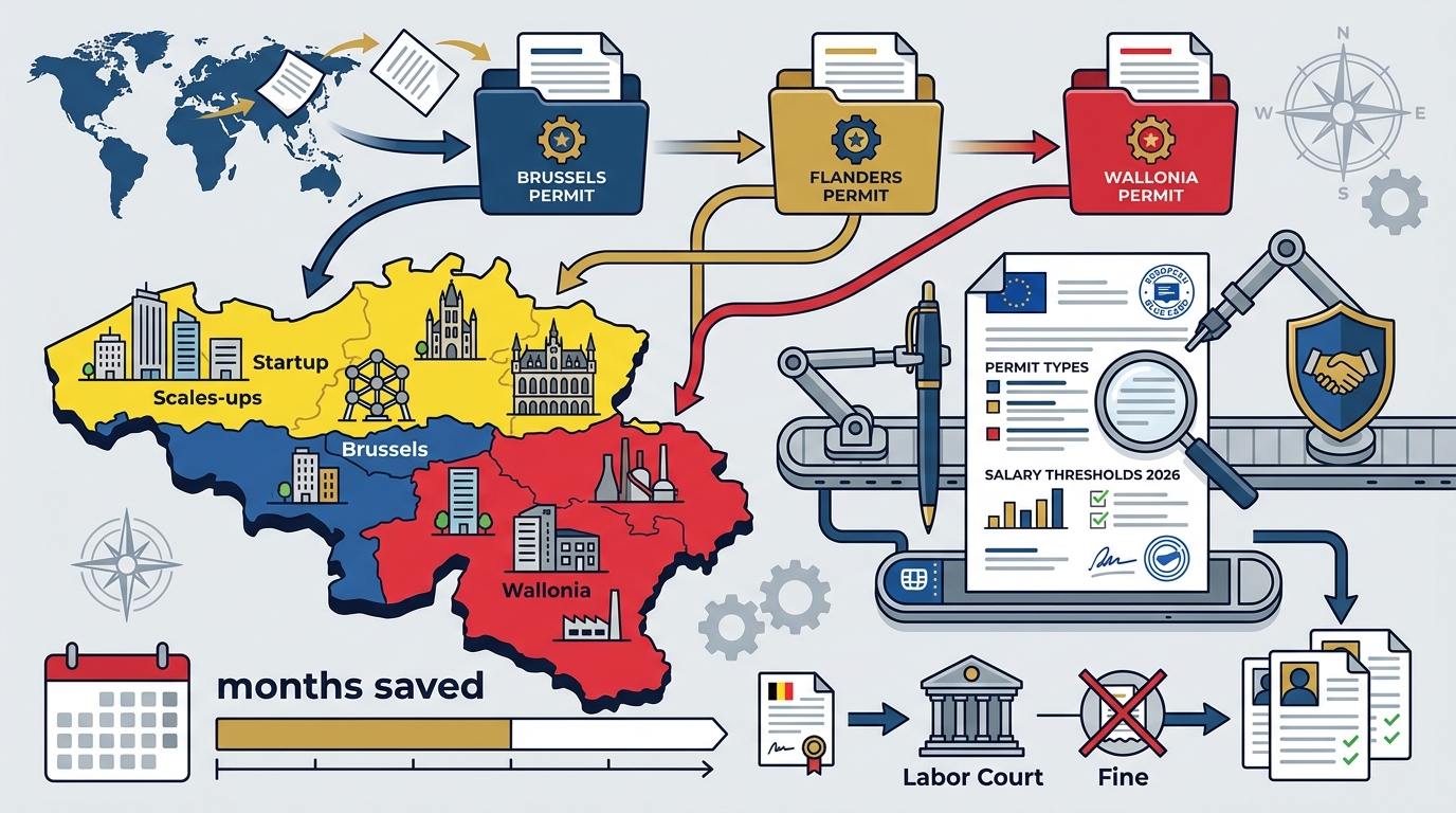 Lawyer for Hiring Foreign Workers in Belgium: Startup Guide