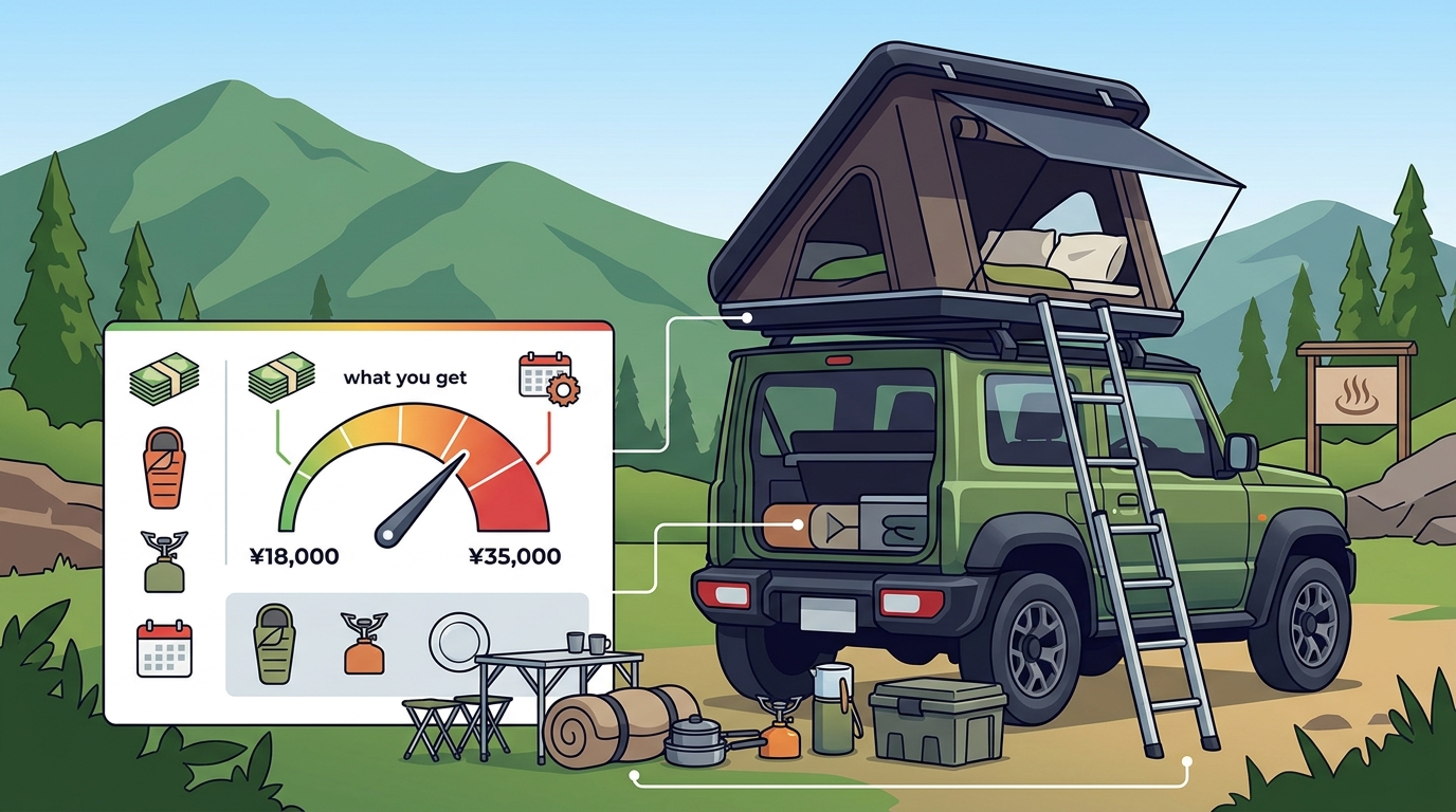 Roof Tent Campervan Rental Rates in Japan: 2026 Guide