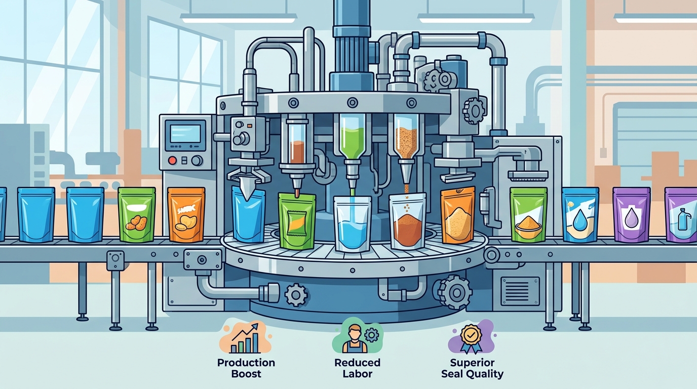 Best Automatic Filling Machine for Standup Doy Pouches