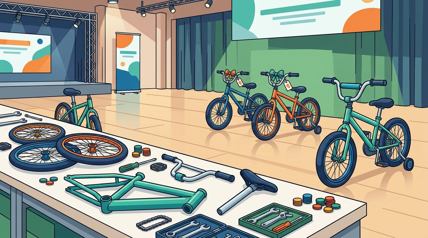 How to Organise a Charity Bike Building Event for a Conference