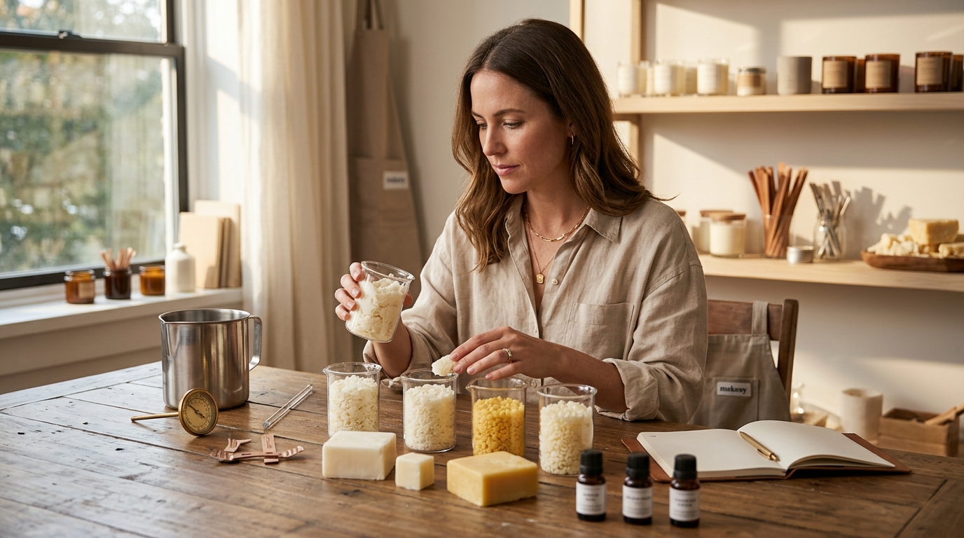 How to Choose the Right Wax for Your Candle Project