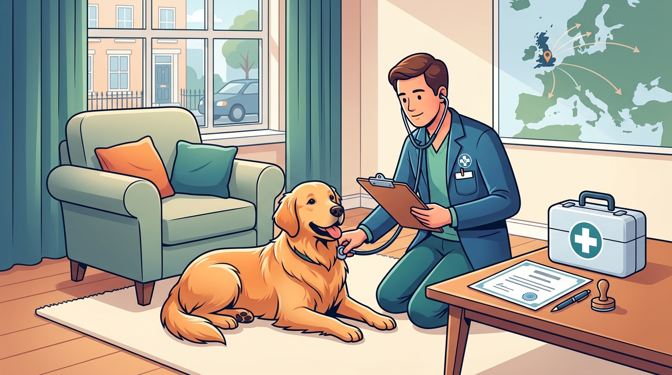 Can a Vet Come to My House for a Pet Health Certificate?