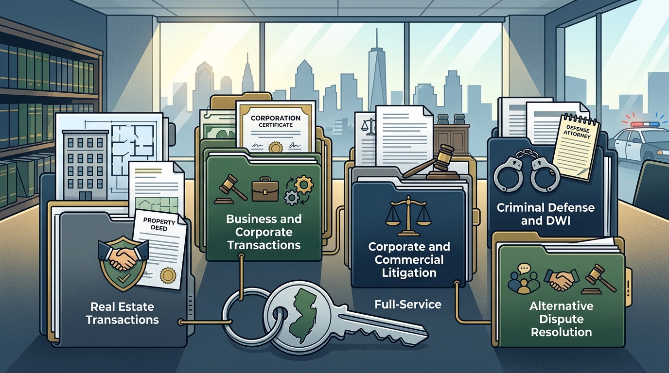 Key Practice Areas of a Full-Service Law Firm in NJ