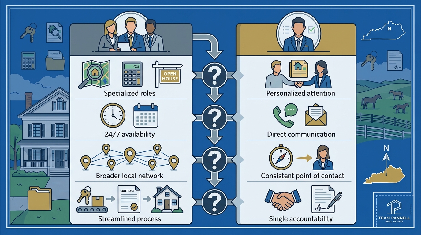 How to Decide Between a Local Real Estate Team and an Individual Agent in Lexington, KY: A Decision Framework