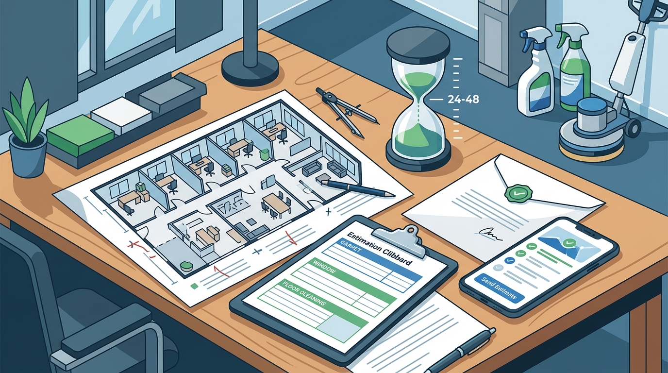 Cleaning Estimate Turnaround Time for Office Buildings