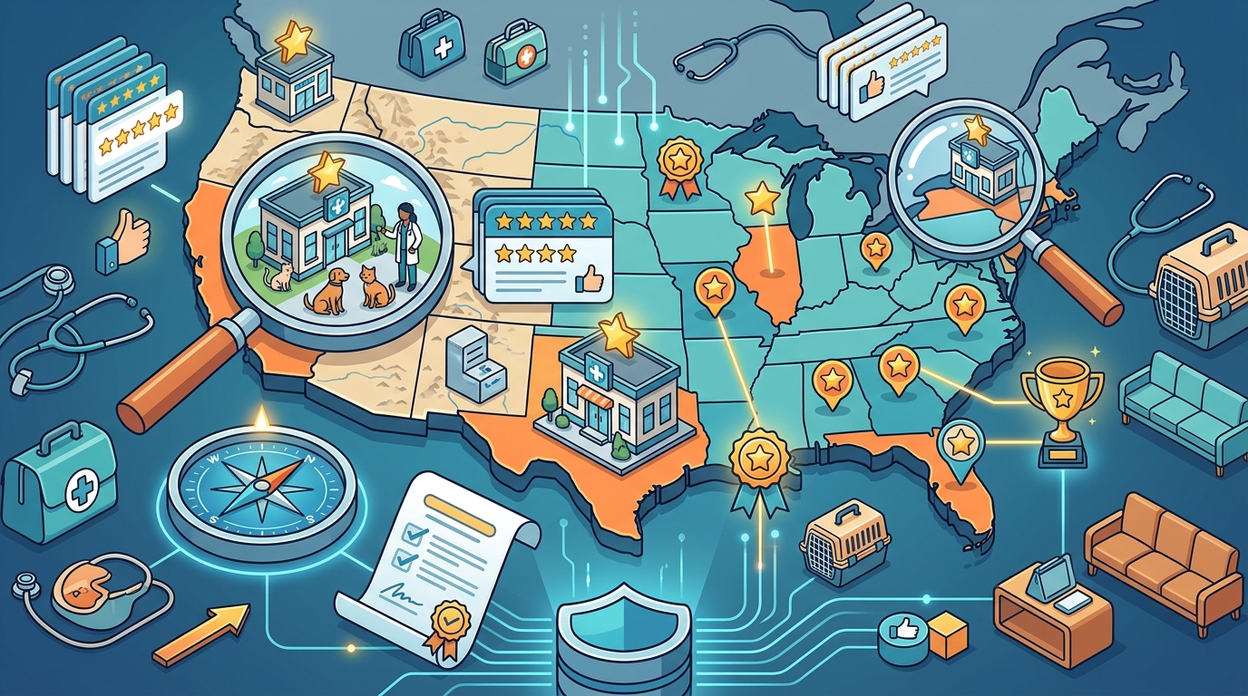 Top-Rated Veterinary Clinics by State: How to Find Them