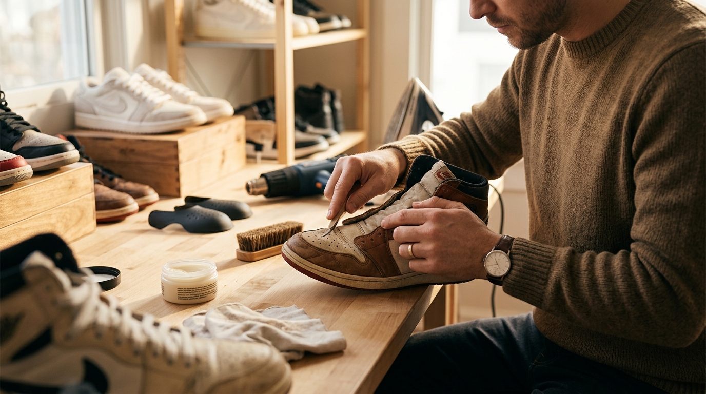 How to Remove Creases From Old Shoes Without Damage