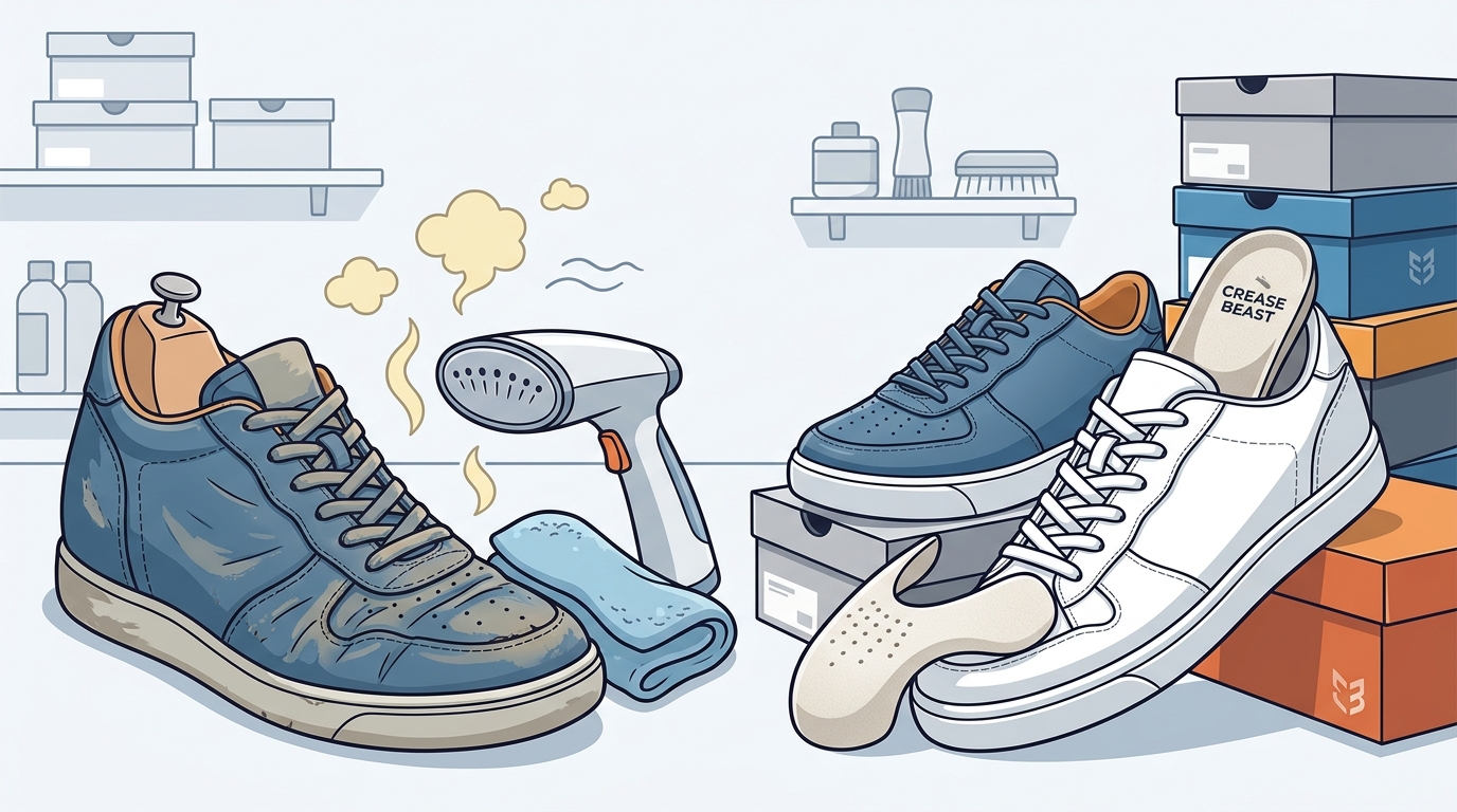 How to Remove Creases From Old Shoes Without Damage