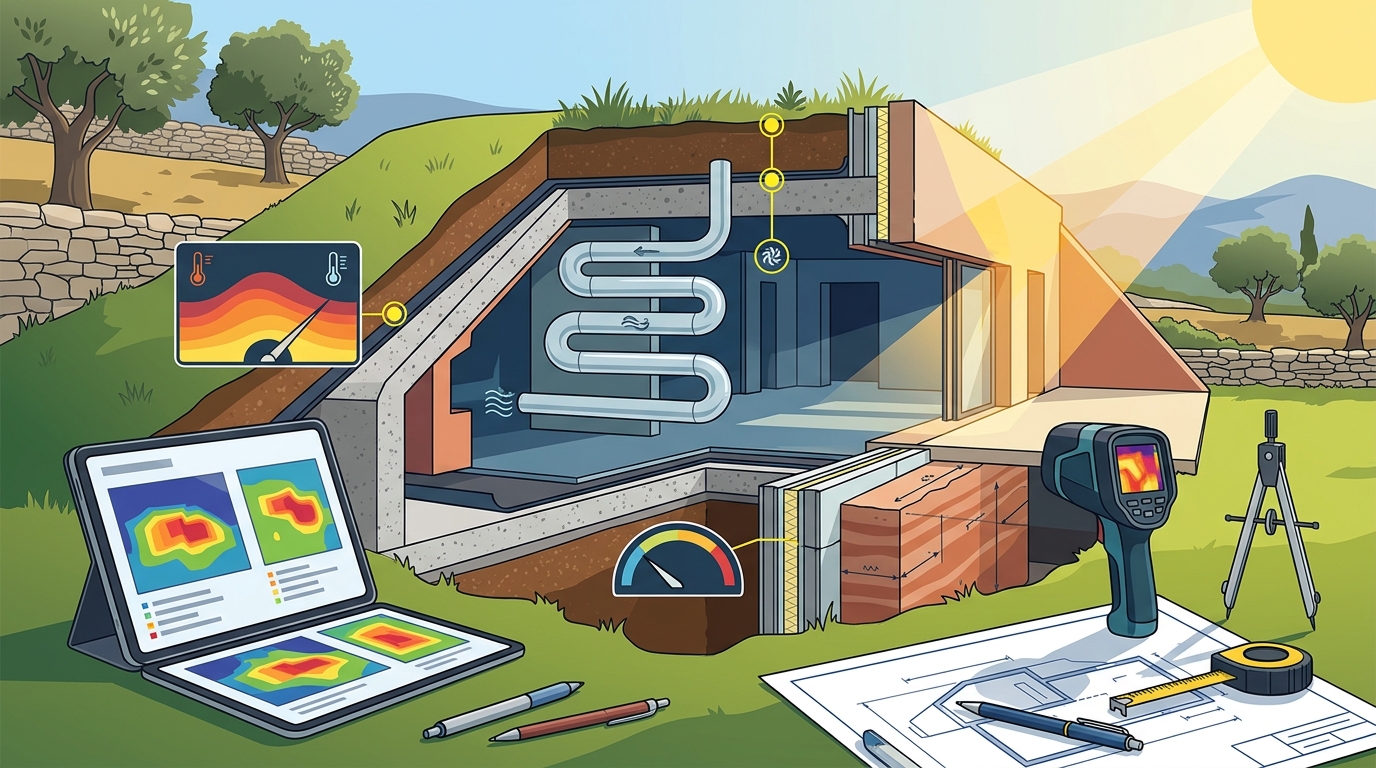 Earth-Sheltered Architecture: Energy Efficiency in Hot Climates