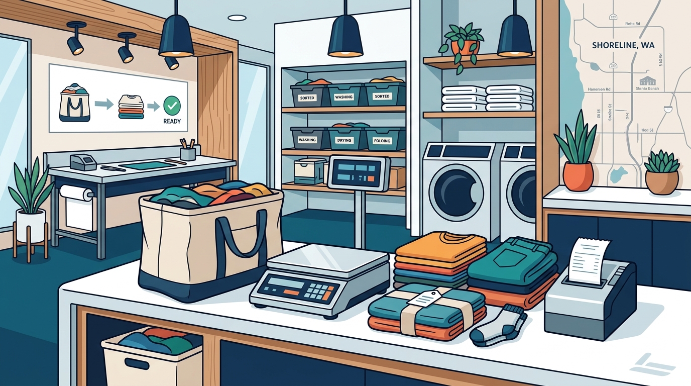 Wash Dry Fold Drop-Off Service in Shoreline, WA