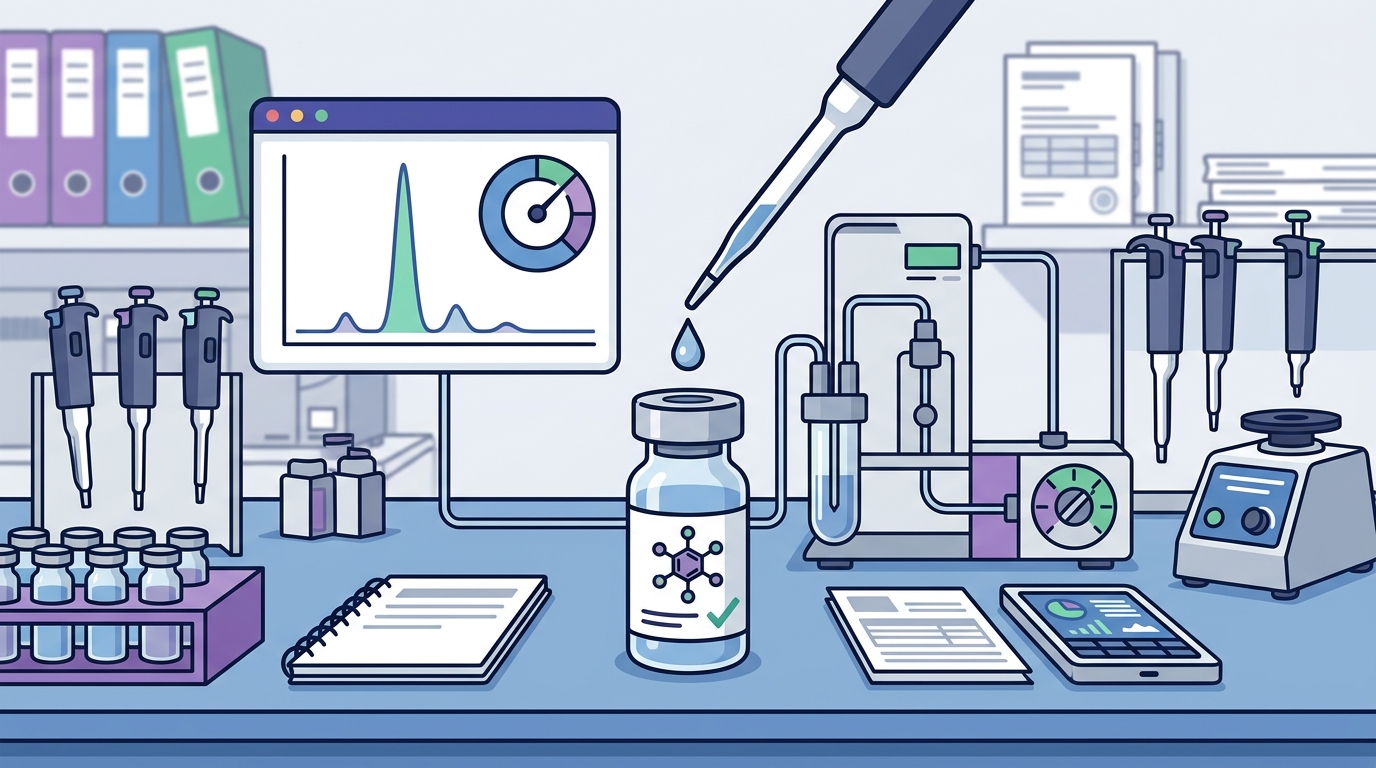 How to Verify the Purity of Research-Grade Peptides
