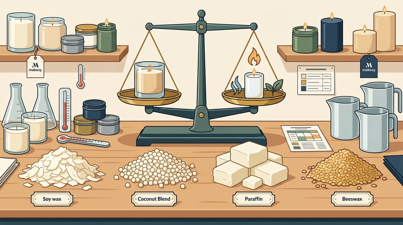 How to Choose the Right Wax for Your Candle Project