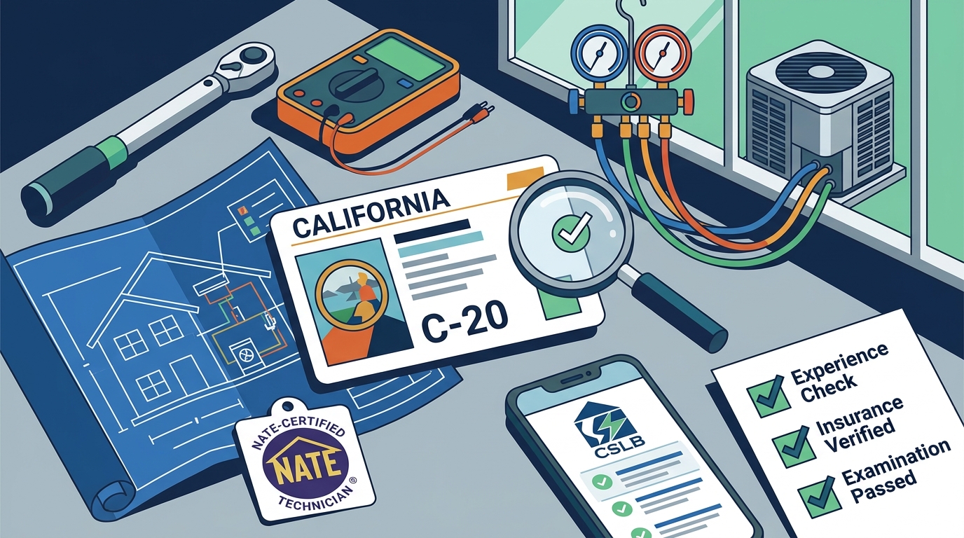 How to Find a Licensed HVAC Contractor in California
