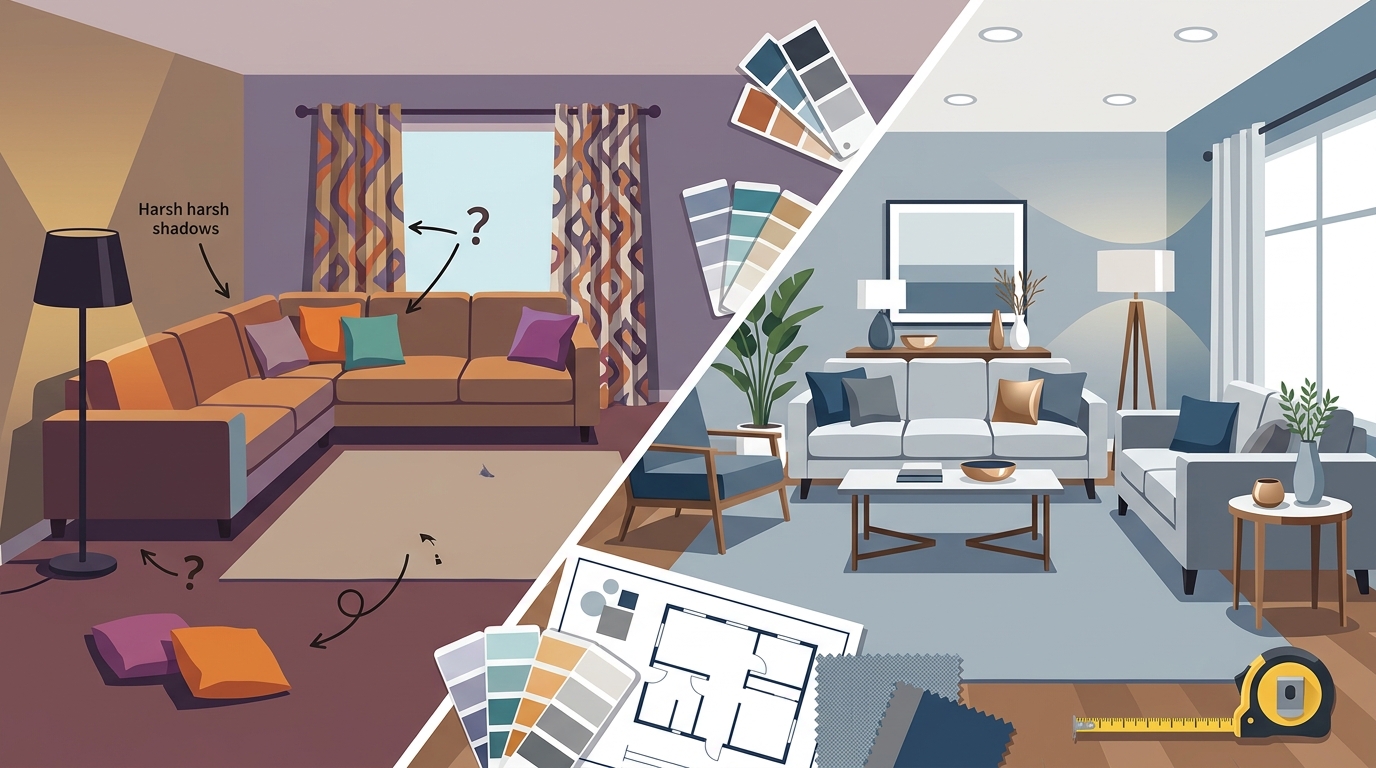 Common Residential Interior Design Problems and How to Solve Them