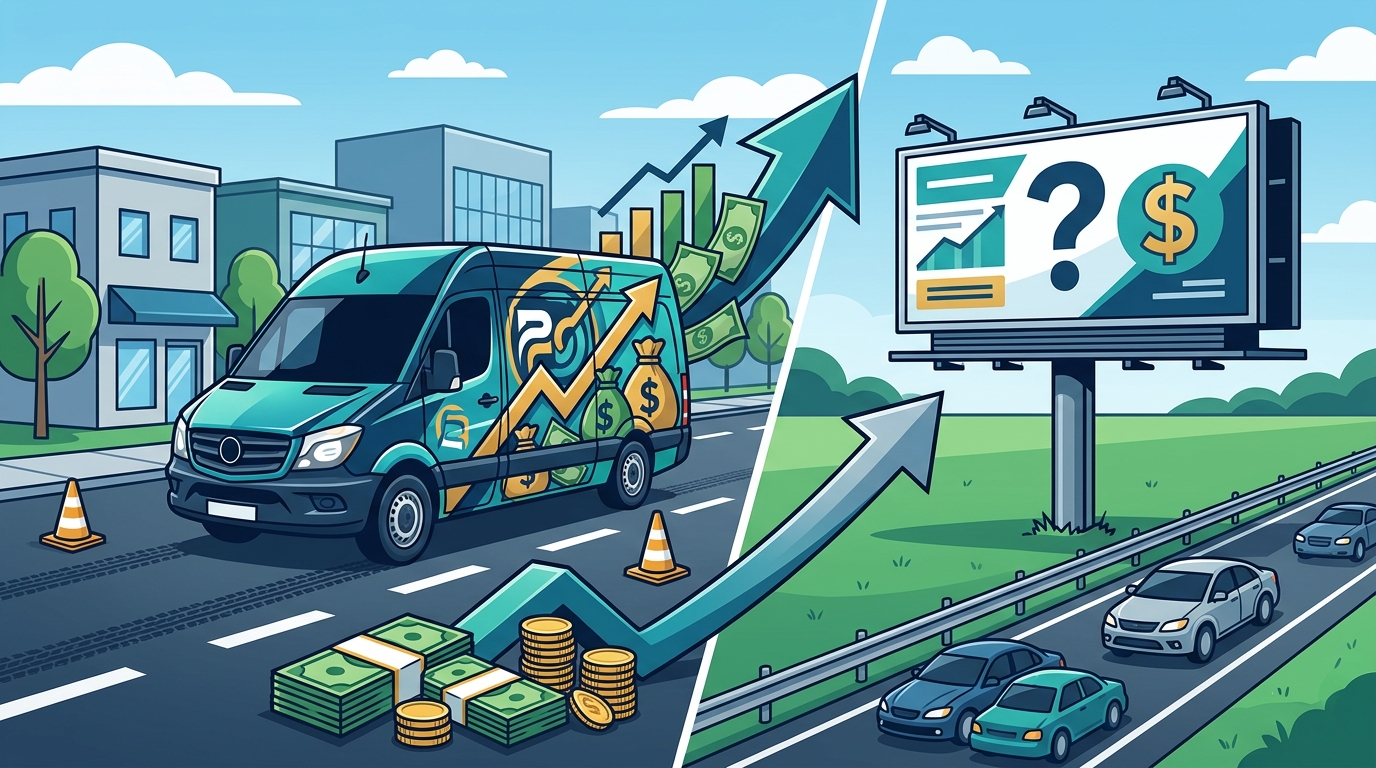 Vehicle Wrap ROI vs Billboard: Which Advertising Wins?