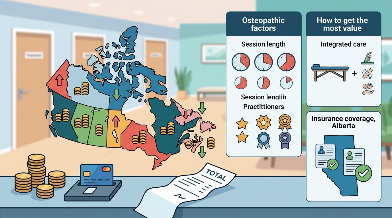 Average Cost of Osteopathy Treatment in Canada (2026)