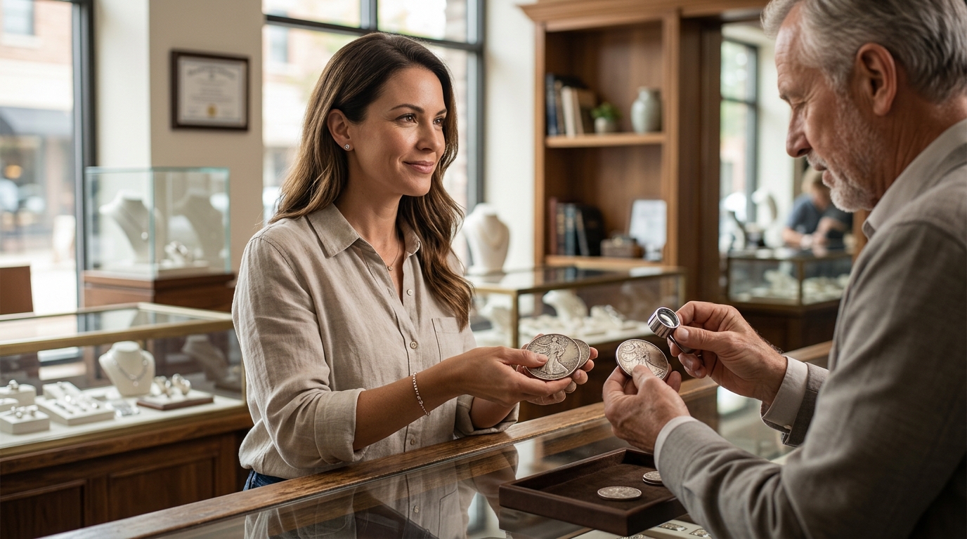 Sell Silver Coins at a Local Jewelry Store: What to Know