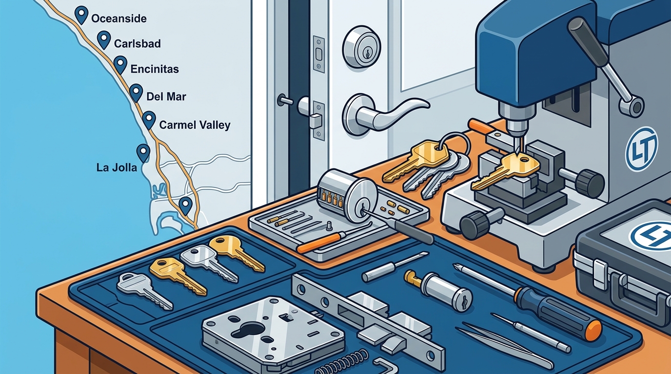 Local Locksmith Oceanside to San Diego | LT Lock and Key