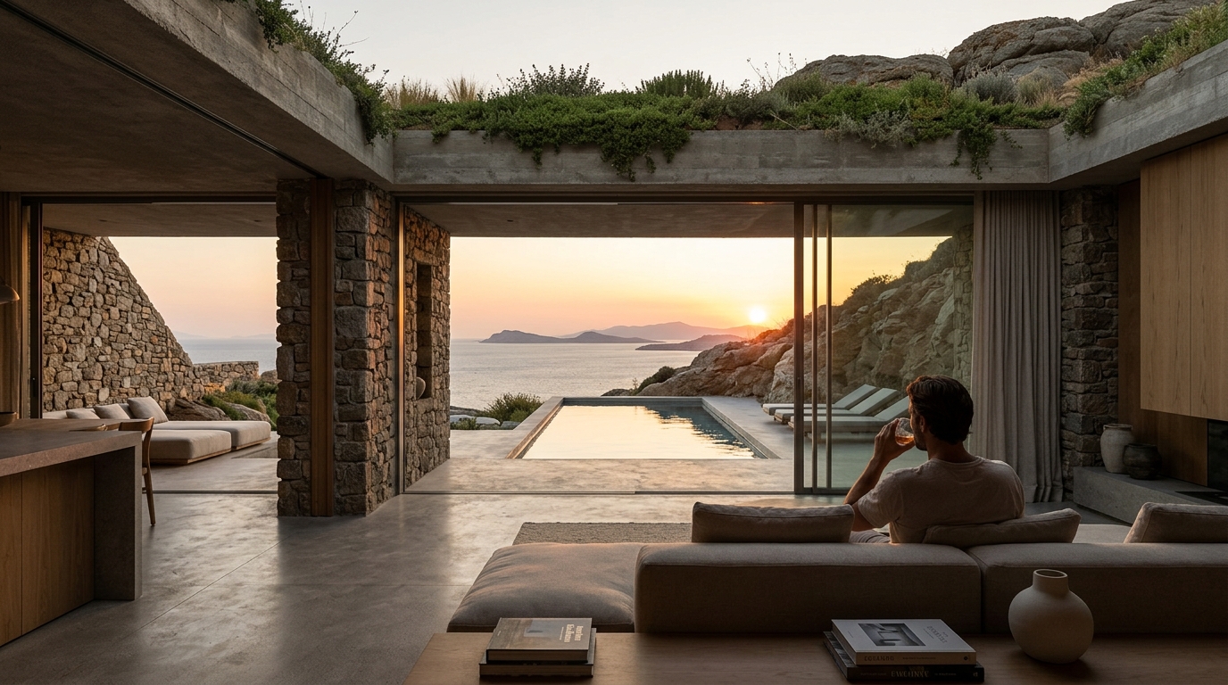 Award-Winning Subterranean Luxury Villas in Greece