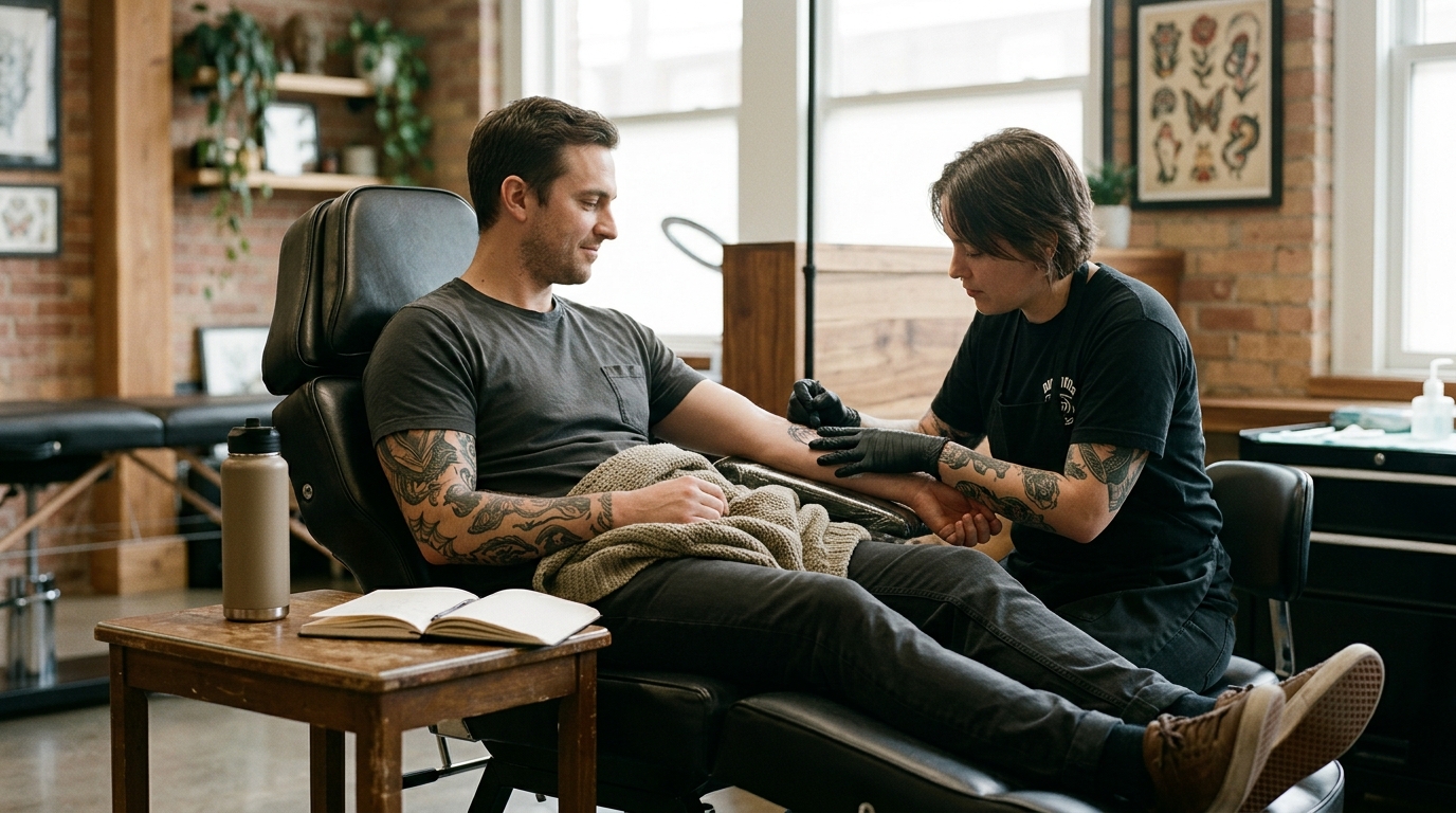Managing Pain During a Long Tattoo Session: What Works