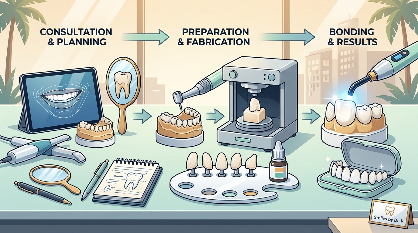 Porcelain Veneers Process: Timeline From Start to Finish