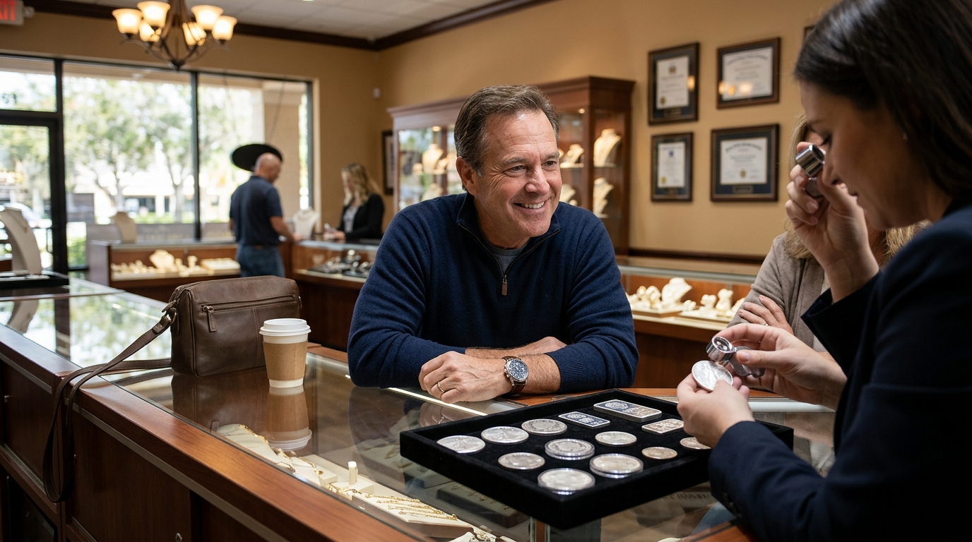Sell Silver Coins at a Local Jewelry Store: What to Know