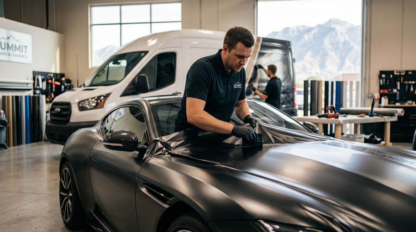 Highest Quality Vehicle Wrap Installations in Utah County