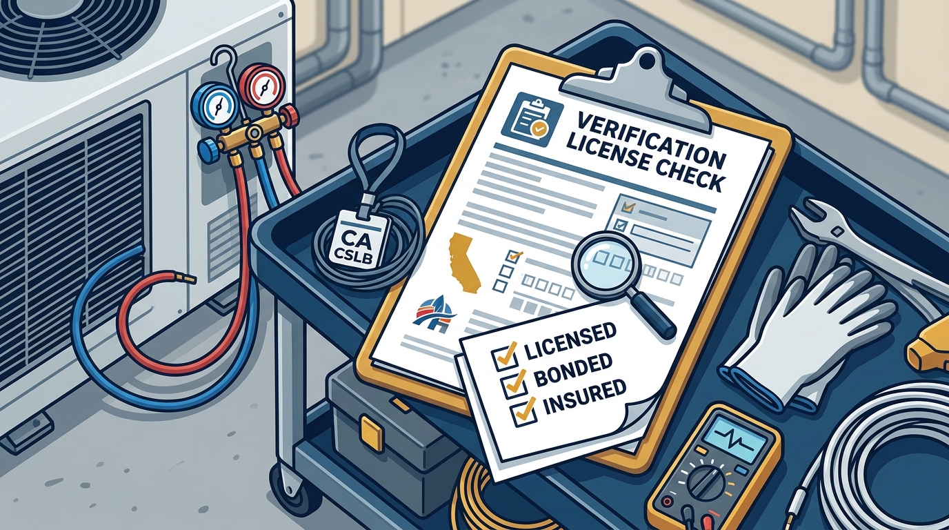 How to Find a Licensed HVAC Contractor in California