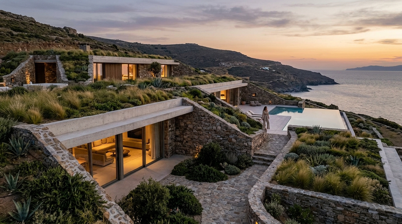 Award-Winning Subterranean Luxury Villas in Greece